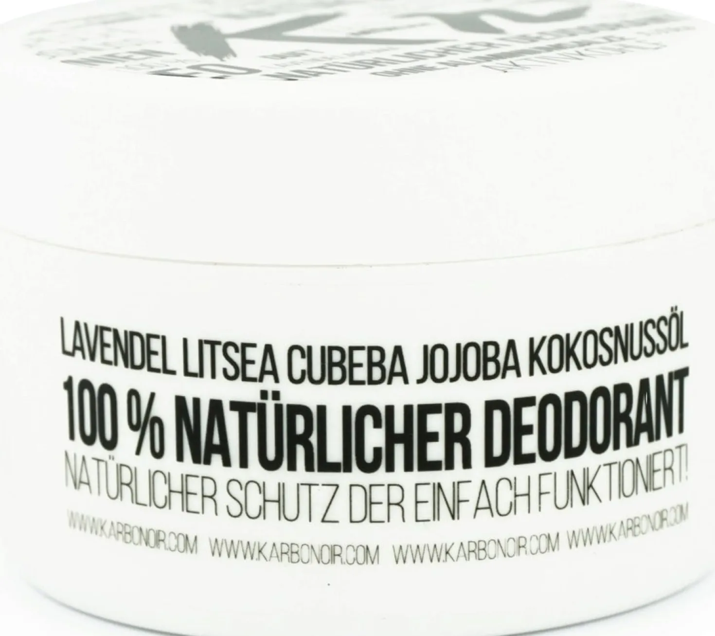 Deodorante in Crema con Carbone Attivo, 50 ml