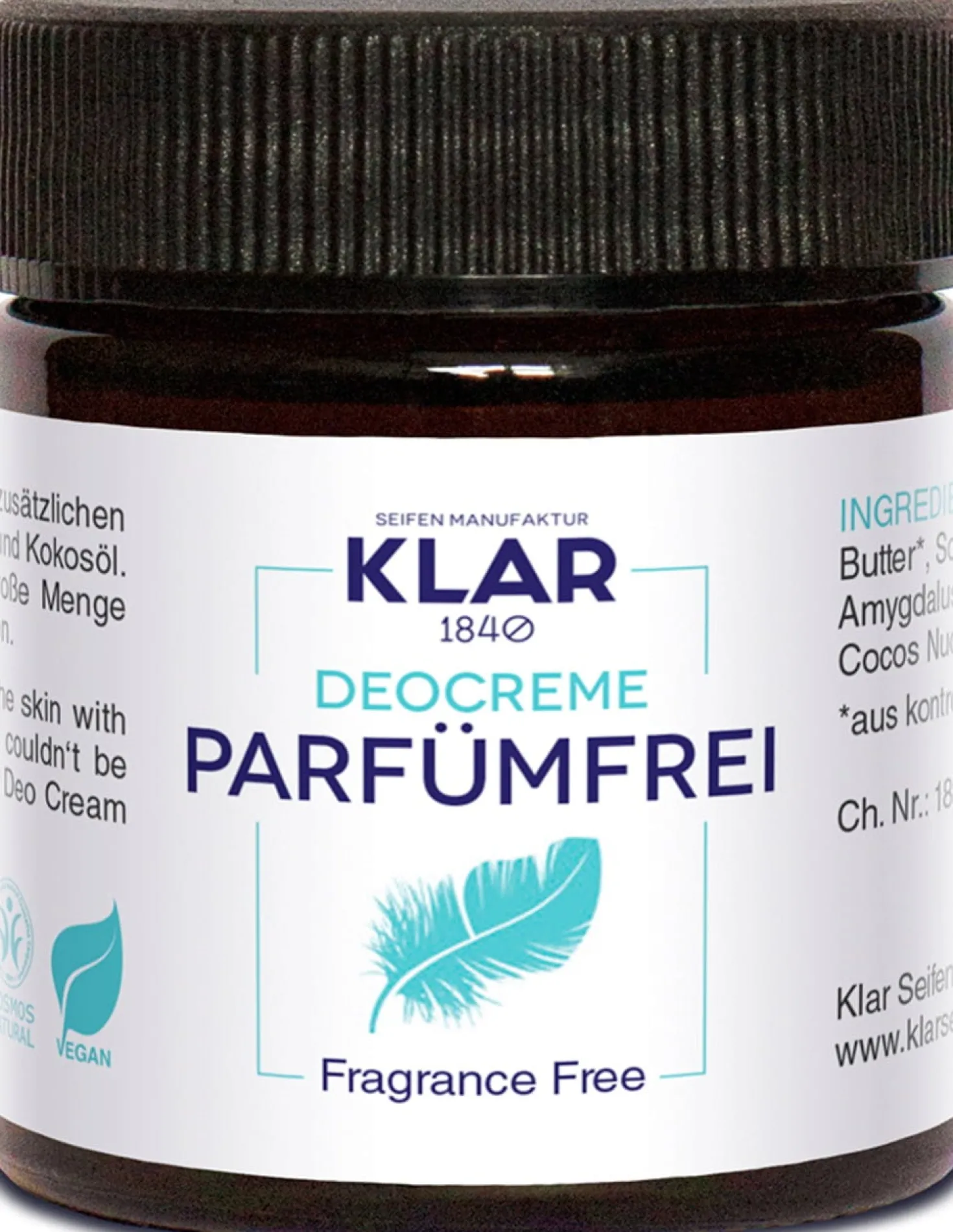 Deodorante in Crema Senza Profumazione, 30 ml