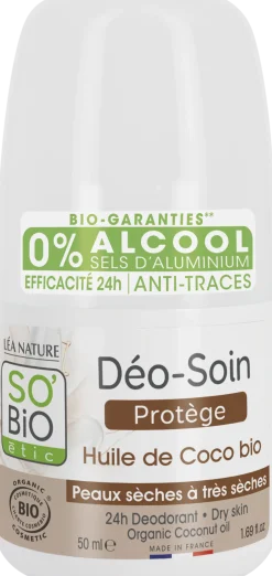 Deodorante Protettivo al Cocco Bio, 50 ml
