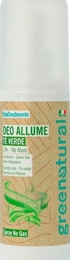 Deodorante Spray Allume di Potassio e The Verde, 100 ml
