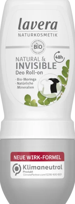 Deo Roll-on NATURAL & INVISIBLE, 50 ml