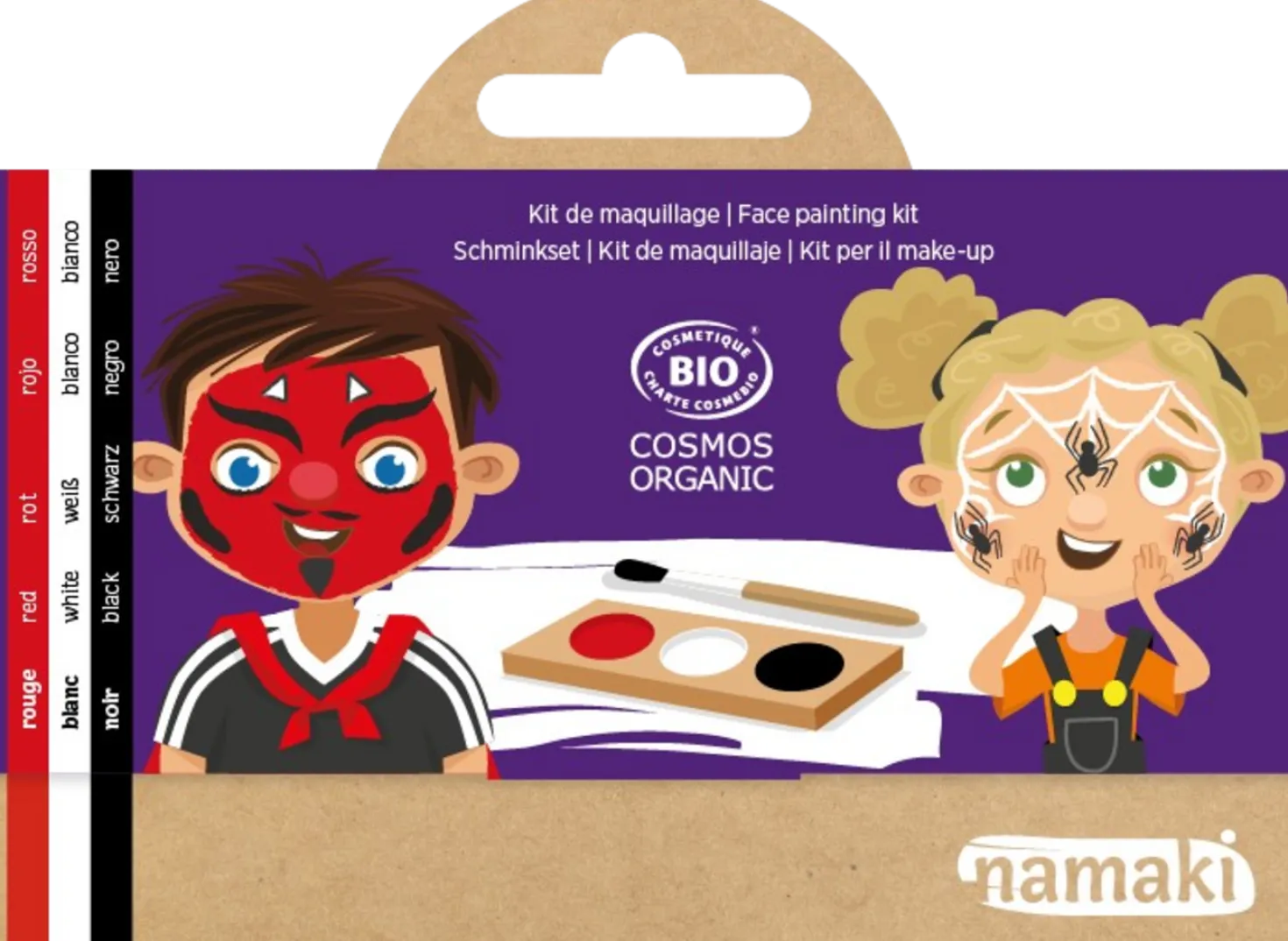Devil & Spider Face Painting Kit