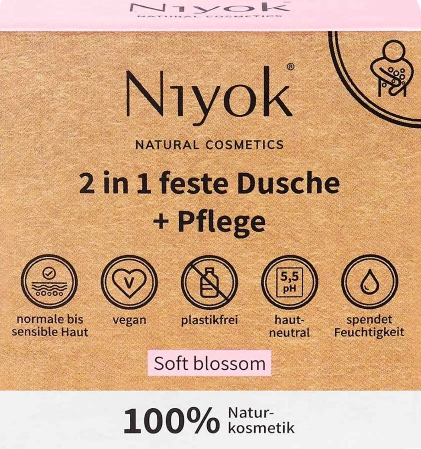 Docciacrema 2in1 Formato Solido, Soft Blossom (80 g)