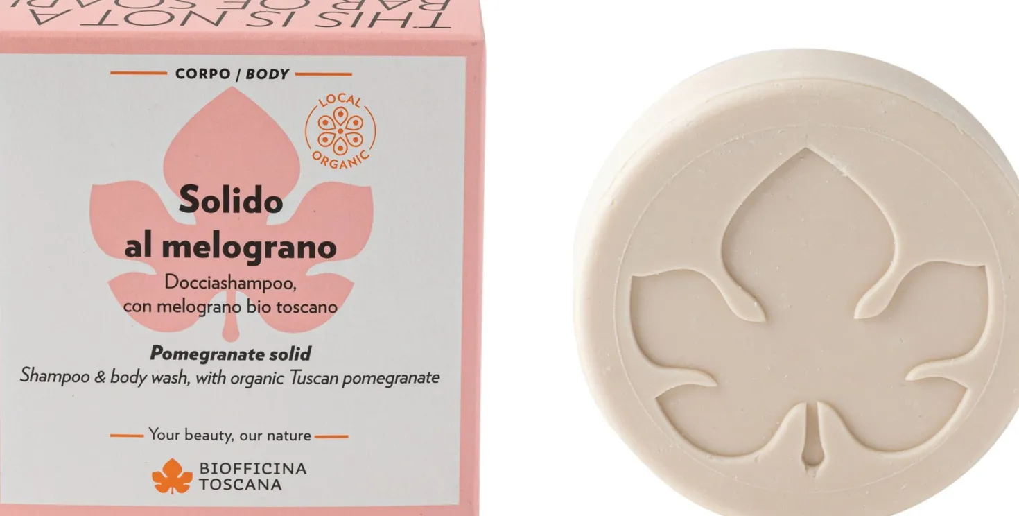 Docciashampoo Solido al Melograno, 80 g
