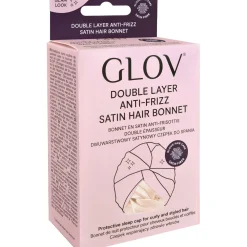 Double Layer Satin Bonnet, Black