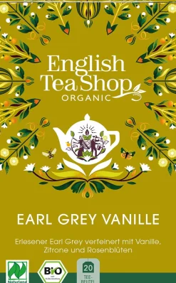 Earl Grey Vanille, Naturland, Bio, 20 bustine