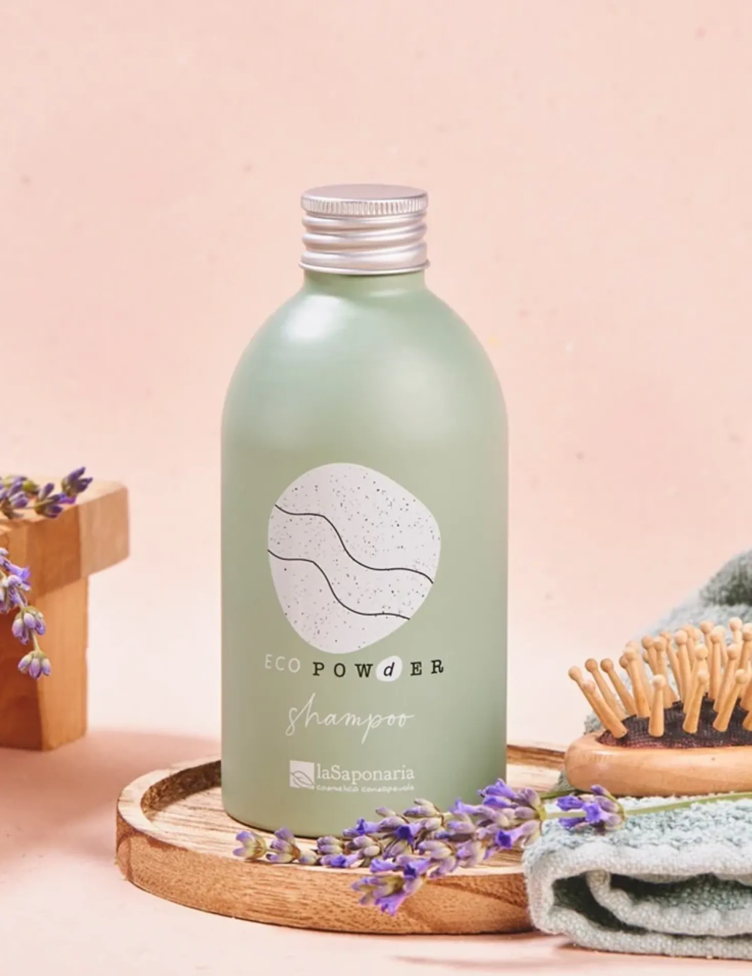 EcoPowder Dispenser Refill in Alluminio per Shampoo