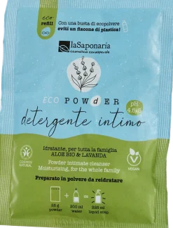 EcoPowder - Refill Detergente Intimo Aloe Bio e Lavanda, 25 g