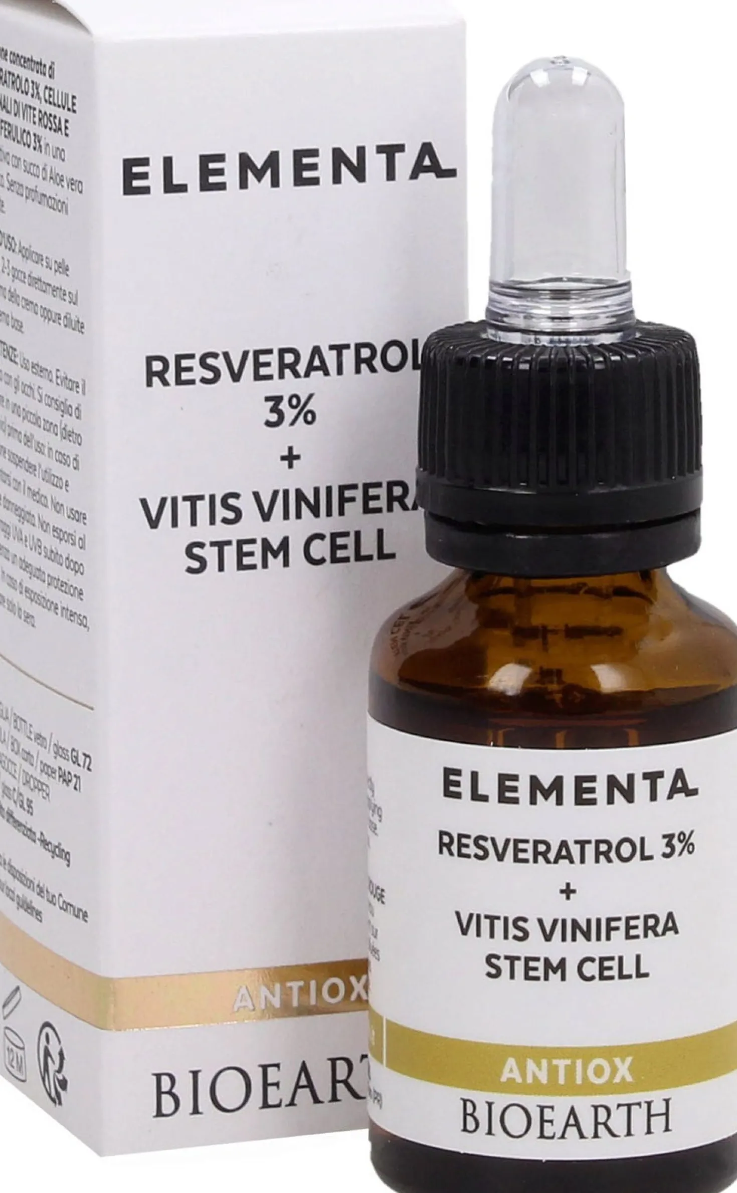 ELEMENTA ANTIOX Resveratrol 3% + Vitis Vinifera Stem Cell, 15 ml
