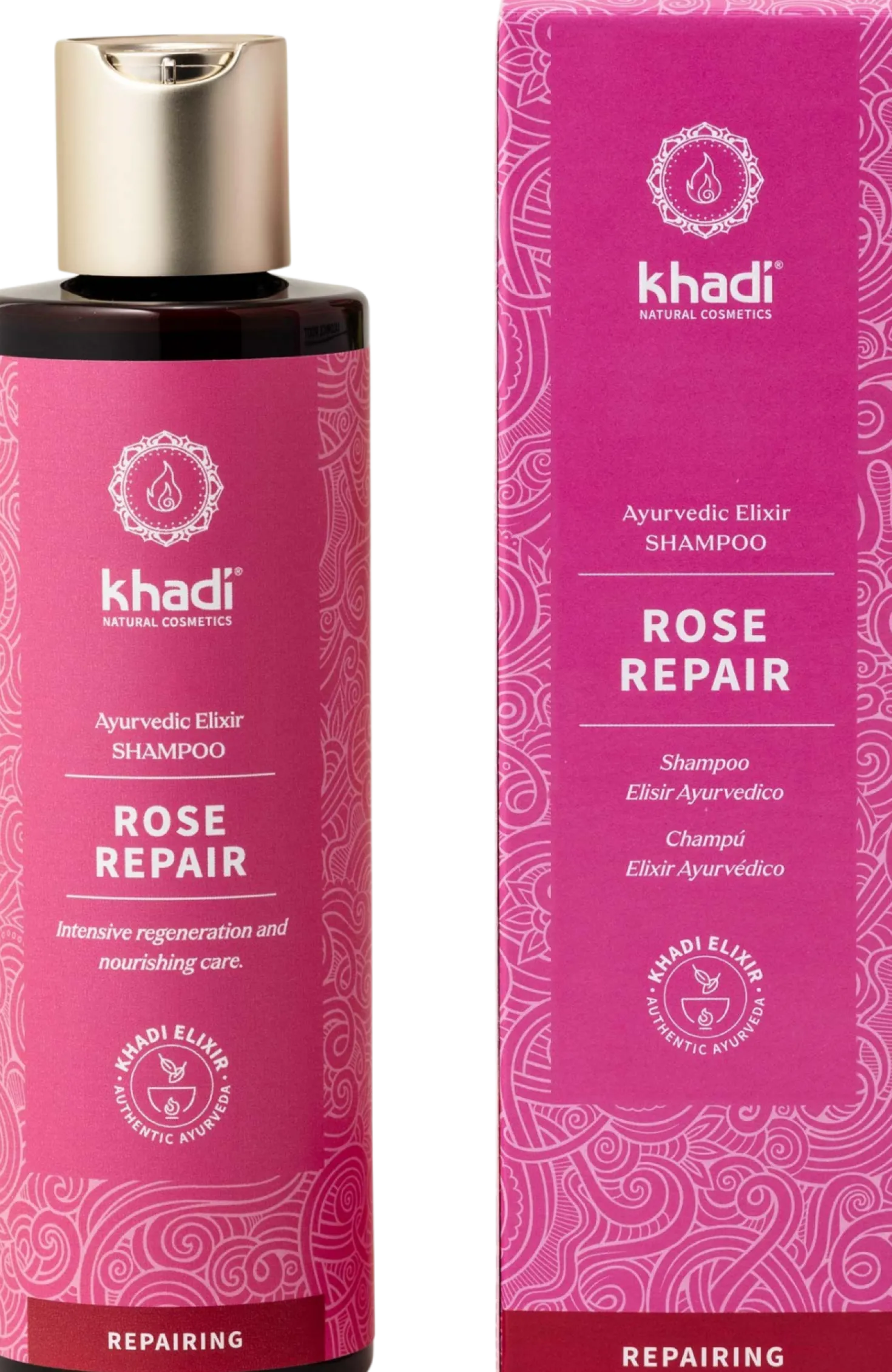 Elisir Ayurvedico - Shampoo Rose Repair, 200 ml
