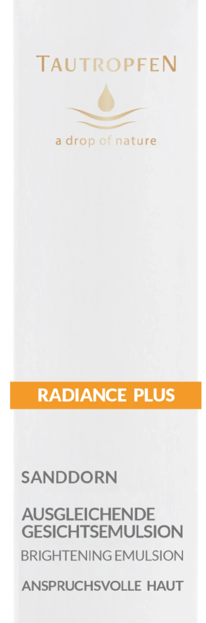 Emulsione Viso Riequilibrante all'Olivello Spinoso, 50 ml