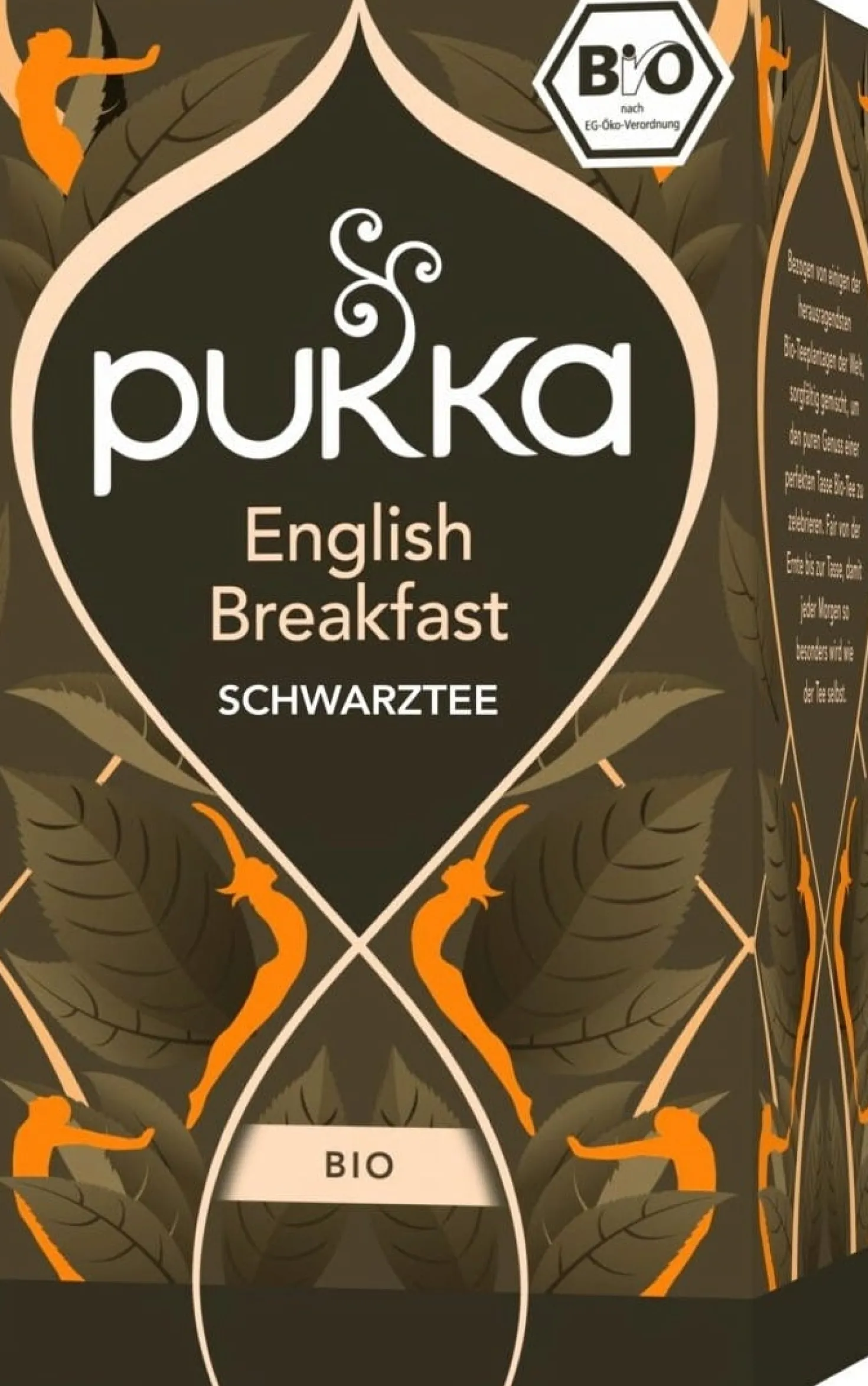 English Breakfast Black Tea Bio, 20 bustine di tè (52 g)