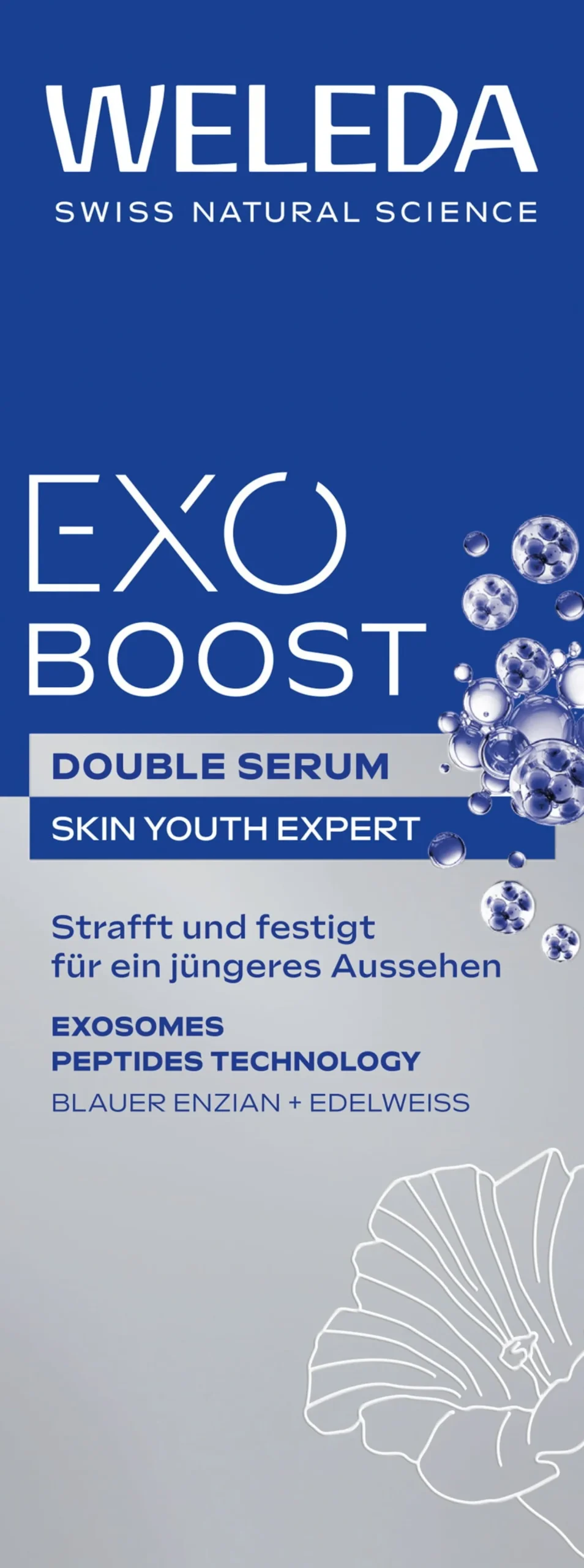 EXO BOOST - Double Serum Genziana Blu e Stella Alpina, 30 ml