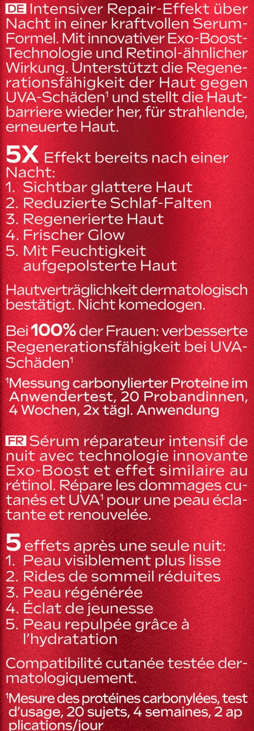 EXO BOOST - Youth Power Elisir Notte Riparatore al Melograno, 30 ml