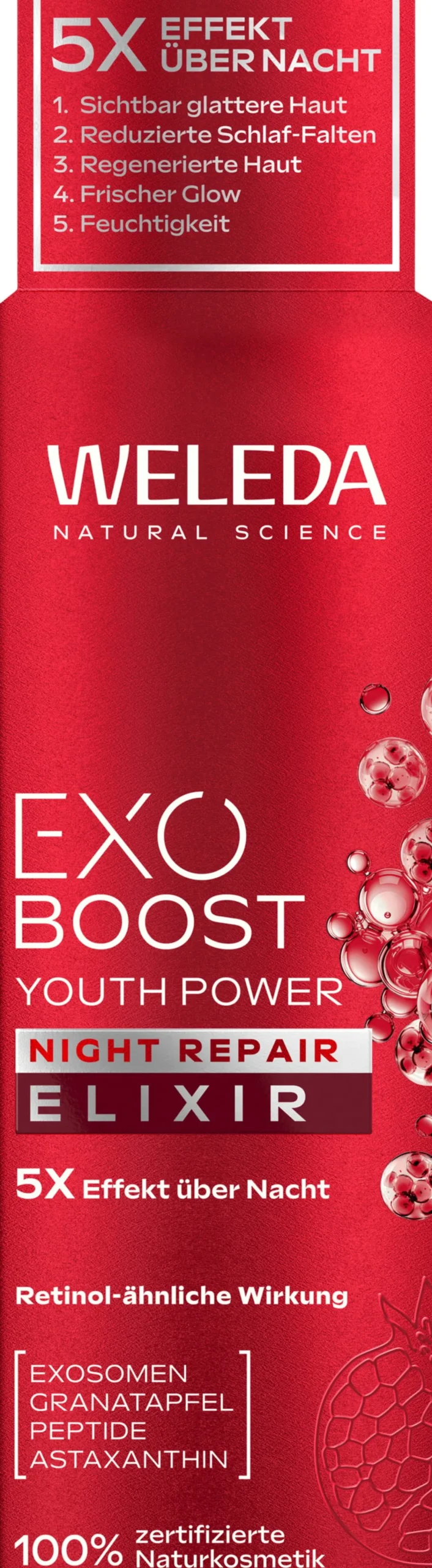 EXO BOOST - Youth Power Elisir Notte Riparatore al Melograno, 30 ml