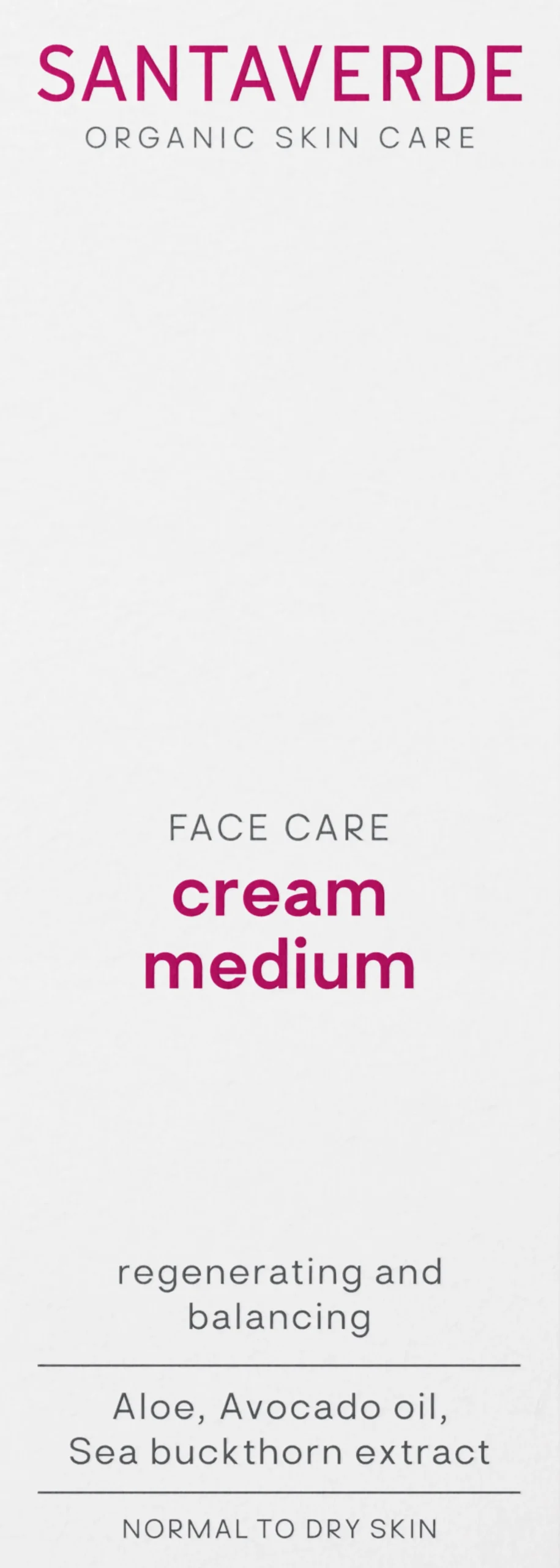 FACE CARE cream medium, 30 ml