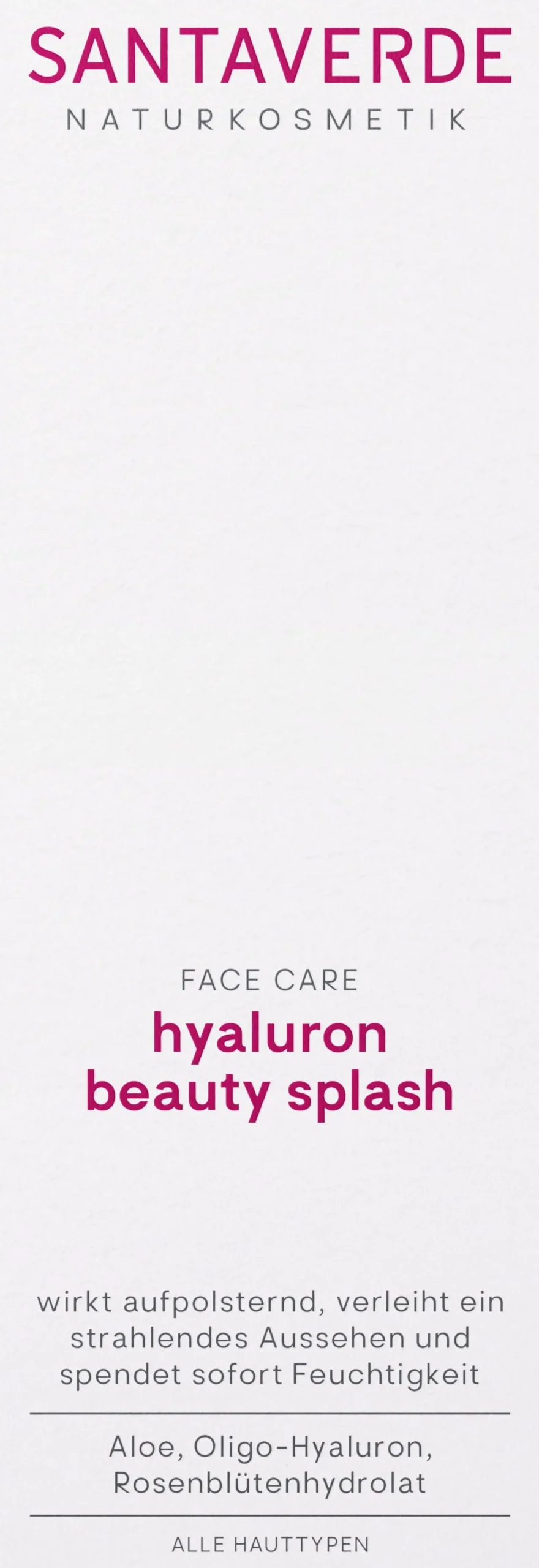 FACE CARE hyaluron beauty splash, 100 ml