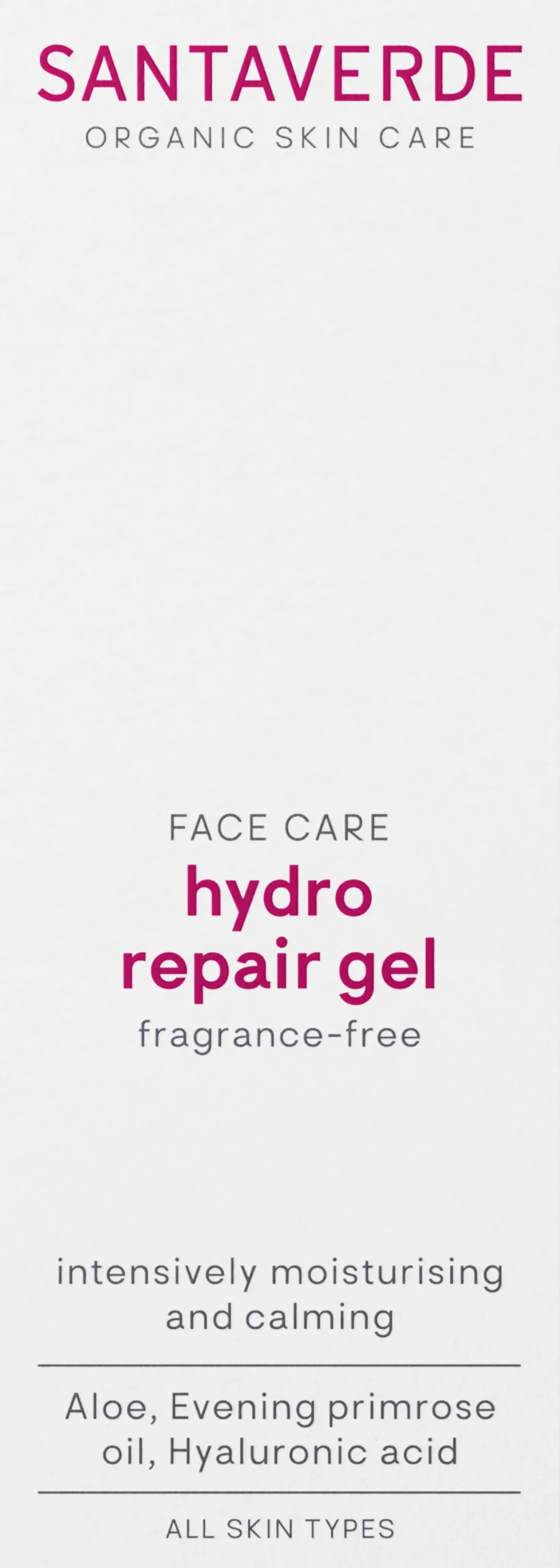 FACE CARE hydro repair gel fragrance-free, 30 ml