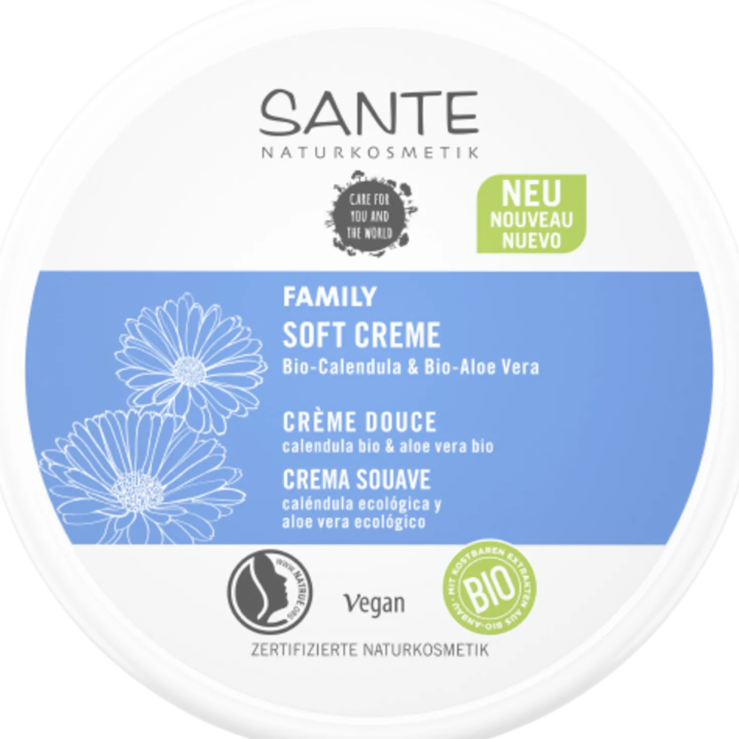 Family Crema Soft Calendula & Aloe Vera, 150 ml