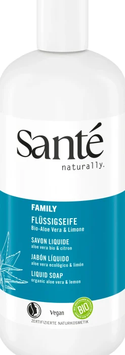 Family Sapone Liquido Aloe Vera Bio e Limone, 500 ml