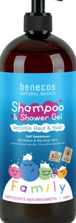Family Shampoo & Shower Gel Soft Sweetness, 950 ml