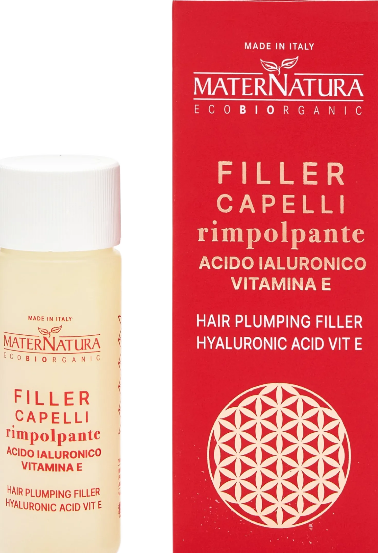 Filler Capelli Rimpolpante all'Acido Ialuronico e Vitamina E, 50 ml