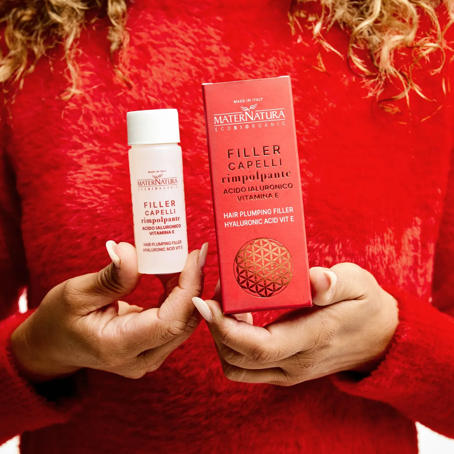 Filler Capelli Rimpolpante all'Acido Ialuronico e Vitamina E, 50 ml