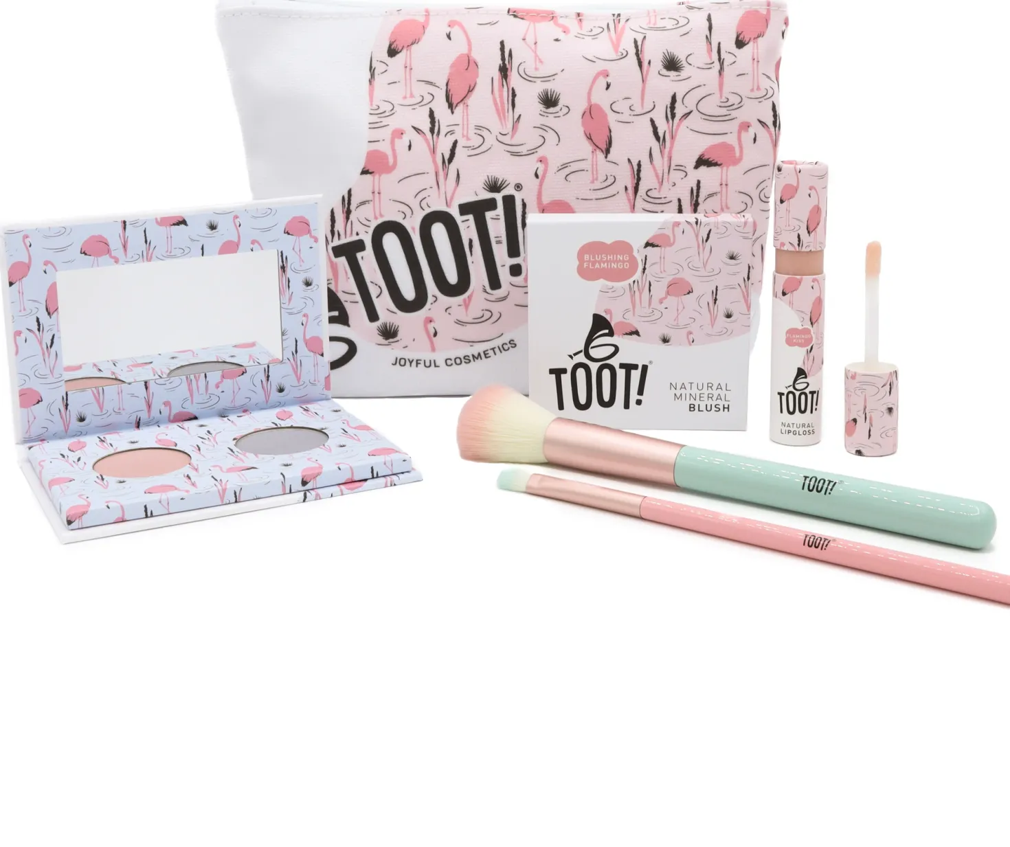 Flamingo Kiss Natural Makeup Box Set