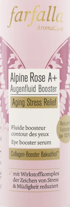 Fluido Occhi Booster Antiage Rosa Alpina e Vitamina A+, 10 ml