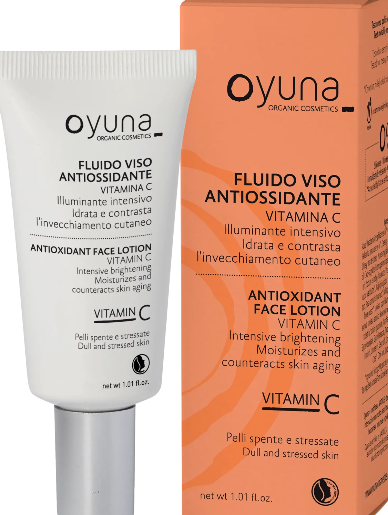 Fluido Viso Antiossidante alla Vitamina C, 30 ml
