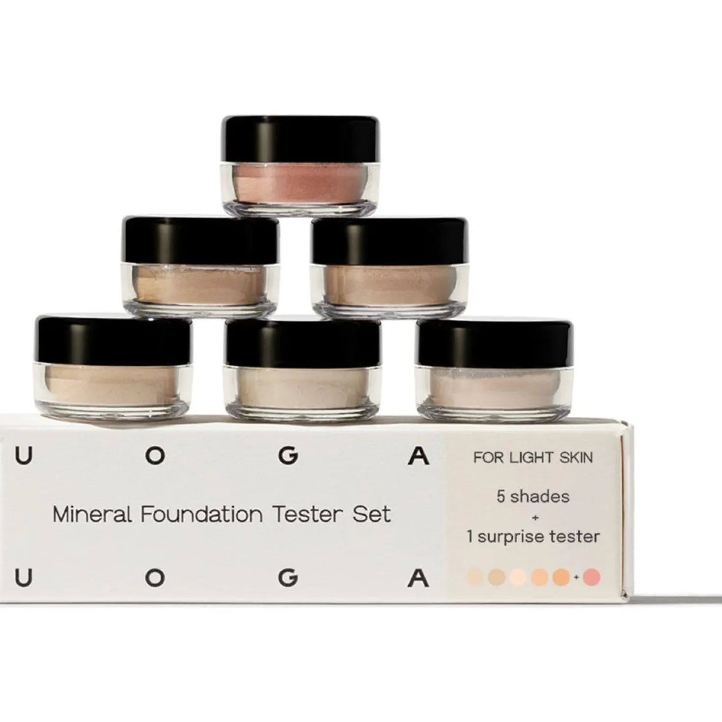 Foundation Tester Set, Light skin