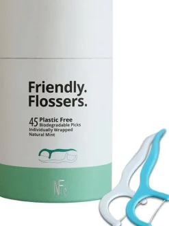 Friendly. Flossers. Floss Picks, 45 pezzi