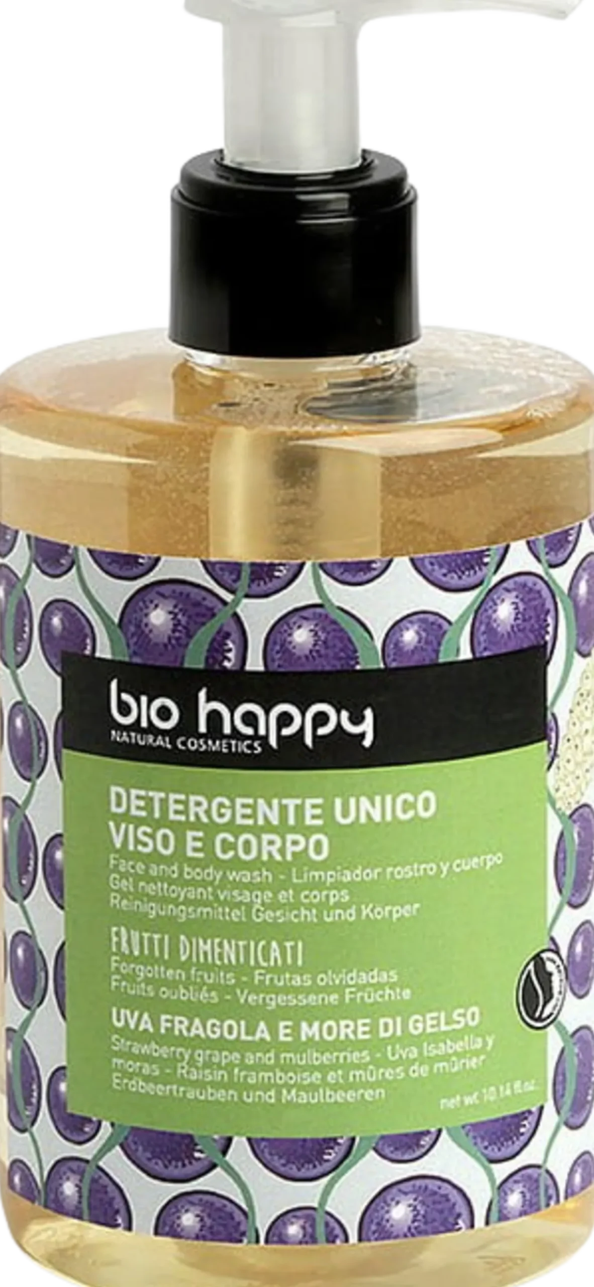 Frutti Dimenticati Detergente Unico Uva Fragola e More di Gelso, 300 ml