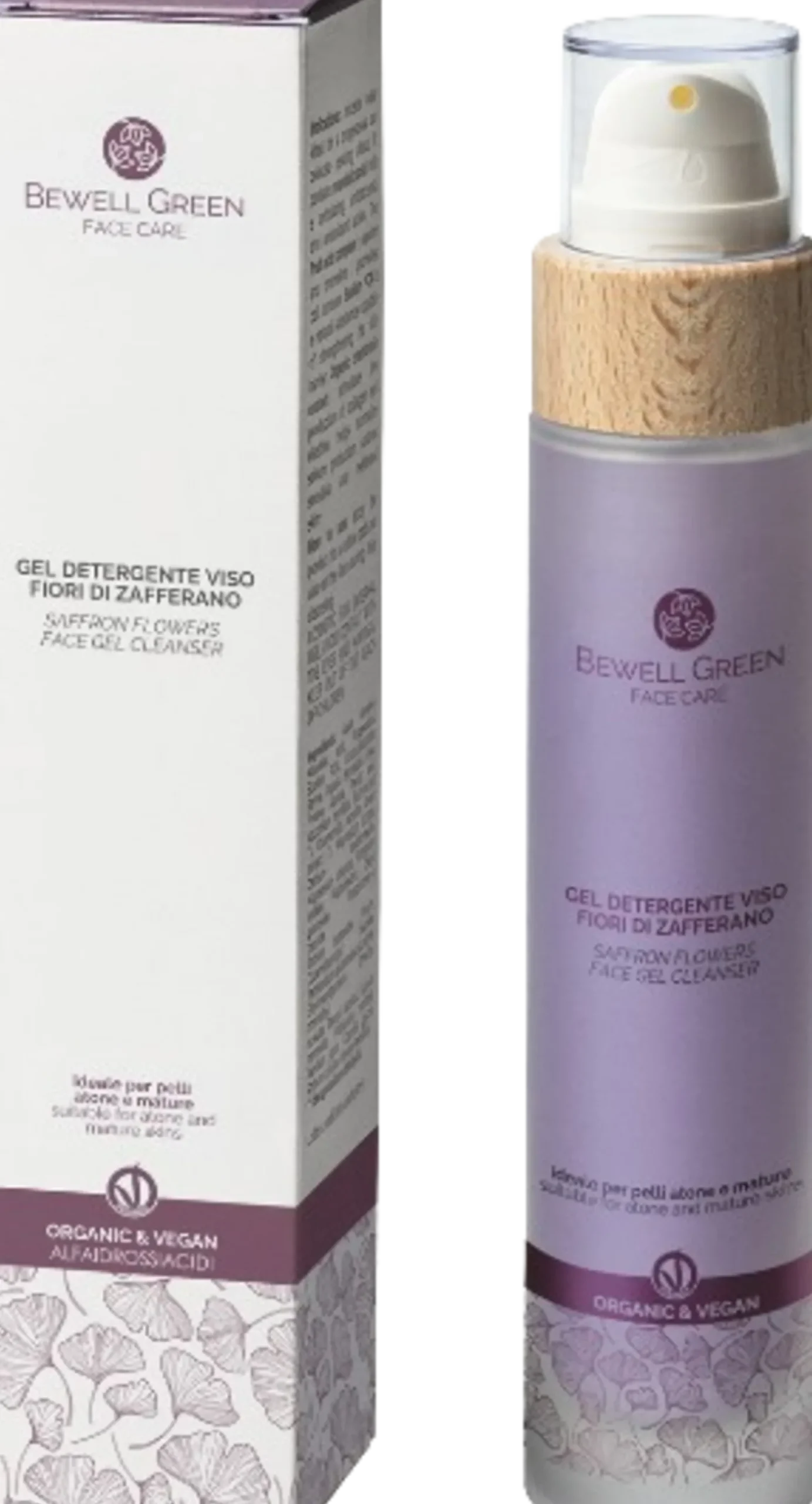 Gel Detergente Viso ai Fiori di Zafferano, 100 ml