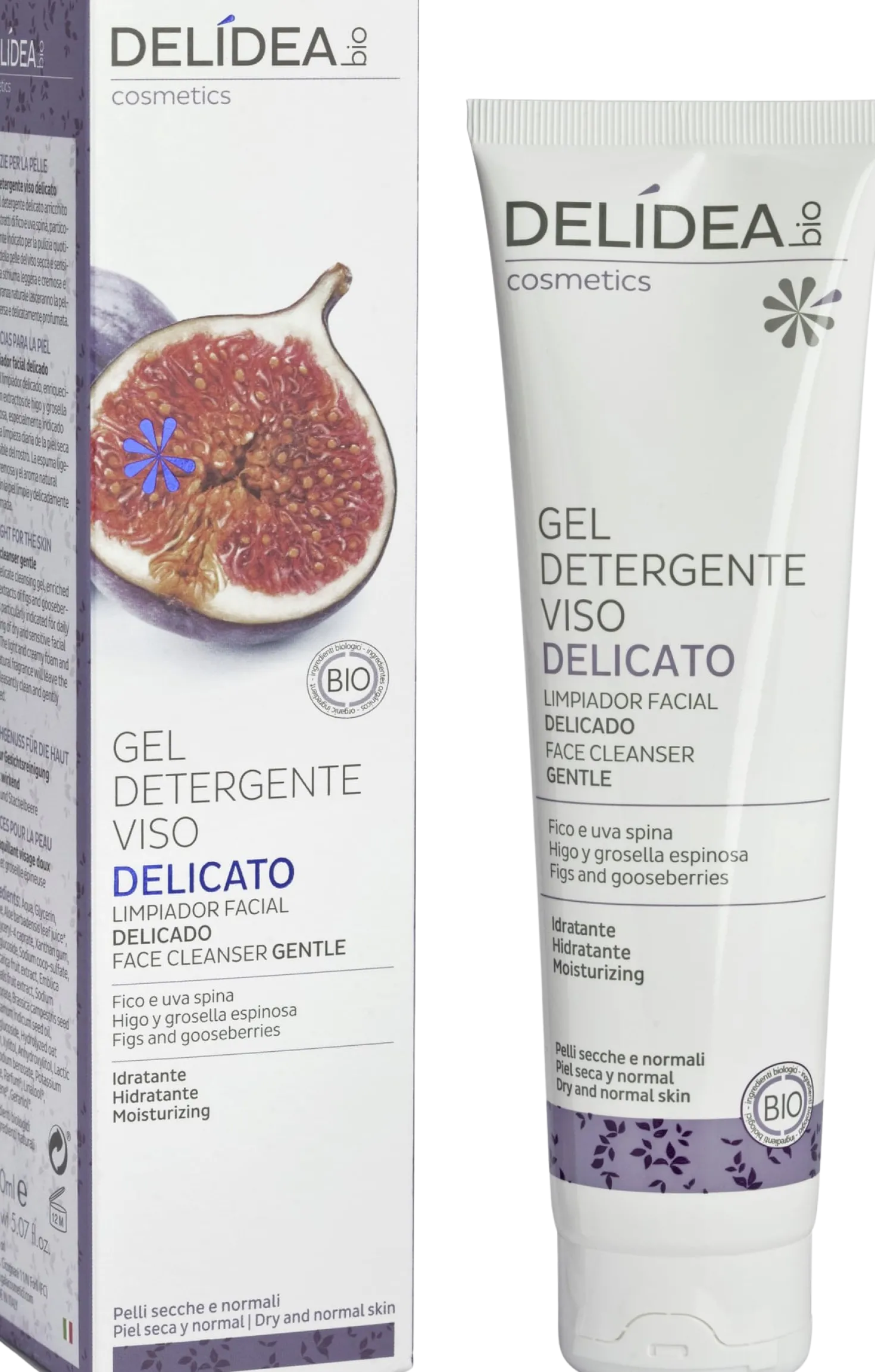 Gel Detergente Viso Delicato Fico & Uva Spina, 150 ml