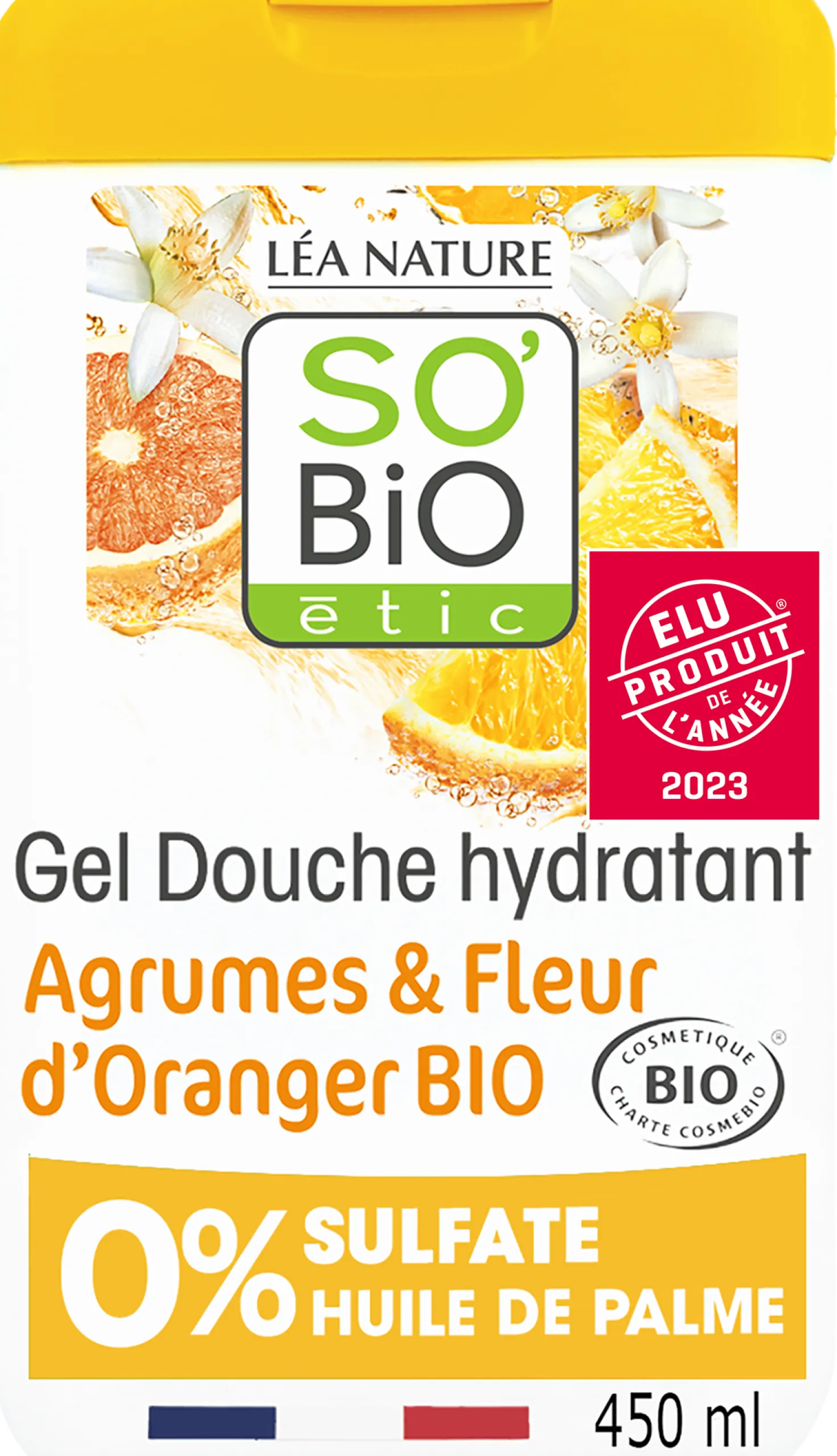Gel Doccia Agrumi e Fiori d'Arancio, 450 ml