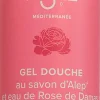 Gel doccia al Sapone di Aleppo alla Rosa, 500 ml