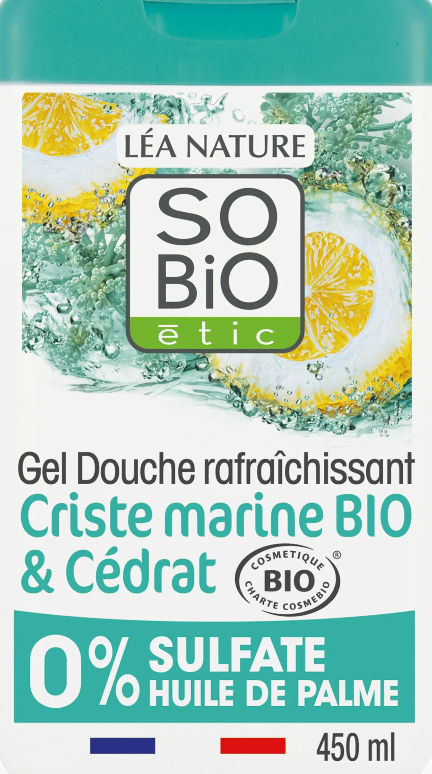 Gel Doccia Rinfrescante con Finocchio Marino e Cedro, 450 ml