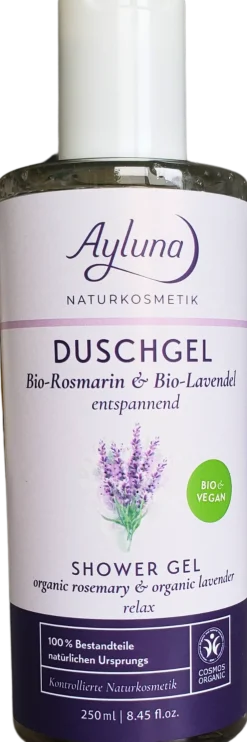 Gel Doccia Rosmarino Bio e Lavanda Bio, 250 ml