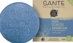 Gel Doccia Solido all'Aloe Biologica e Sale Marino, 80 g