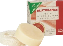 Gel Doccia Solido per Corpo e Capelli all'Arancia Rossa, 60 g