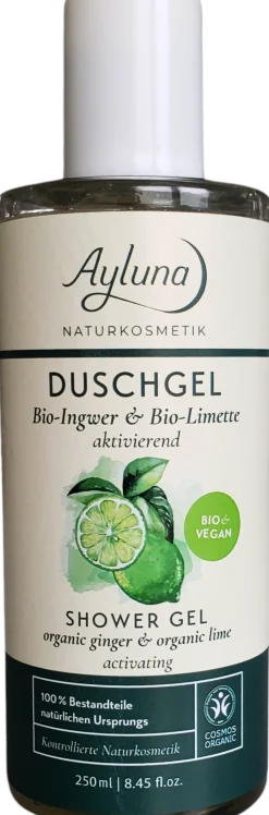 Gel Doccia Zenzero Bio e Lime Bio, 250 ml