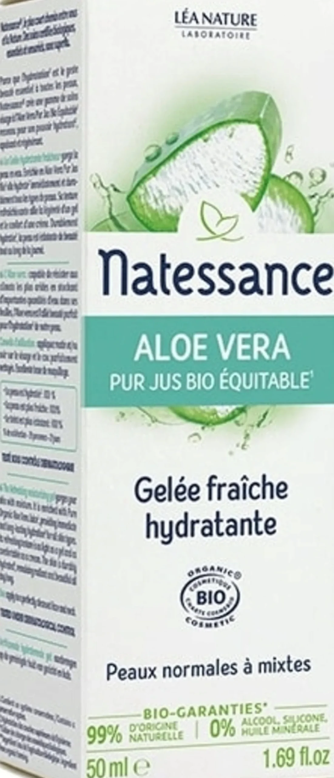 Gel Idratante all'Aloe Vera, 50 ml