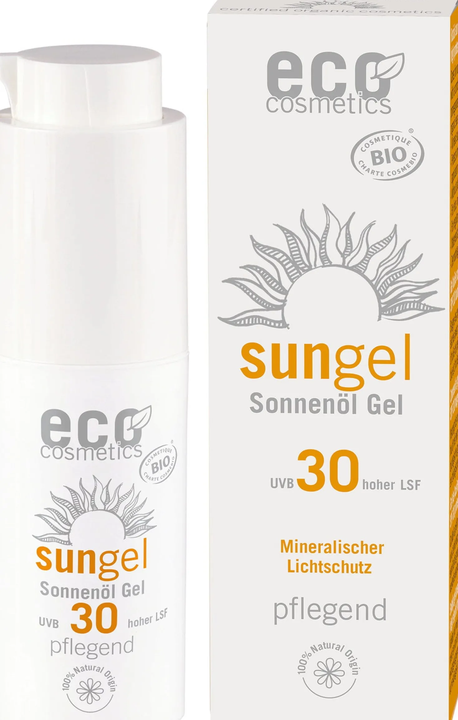Gel Olio Solare Viso SPF 30, 30 ml