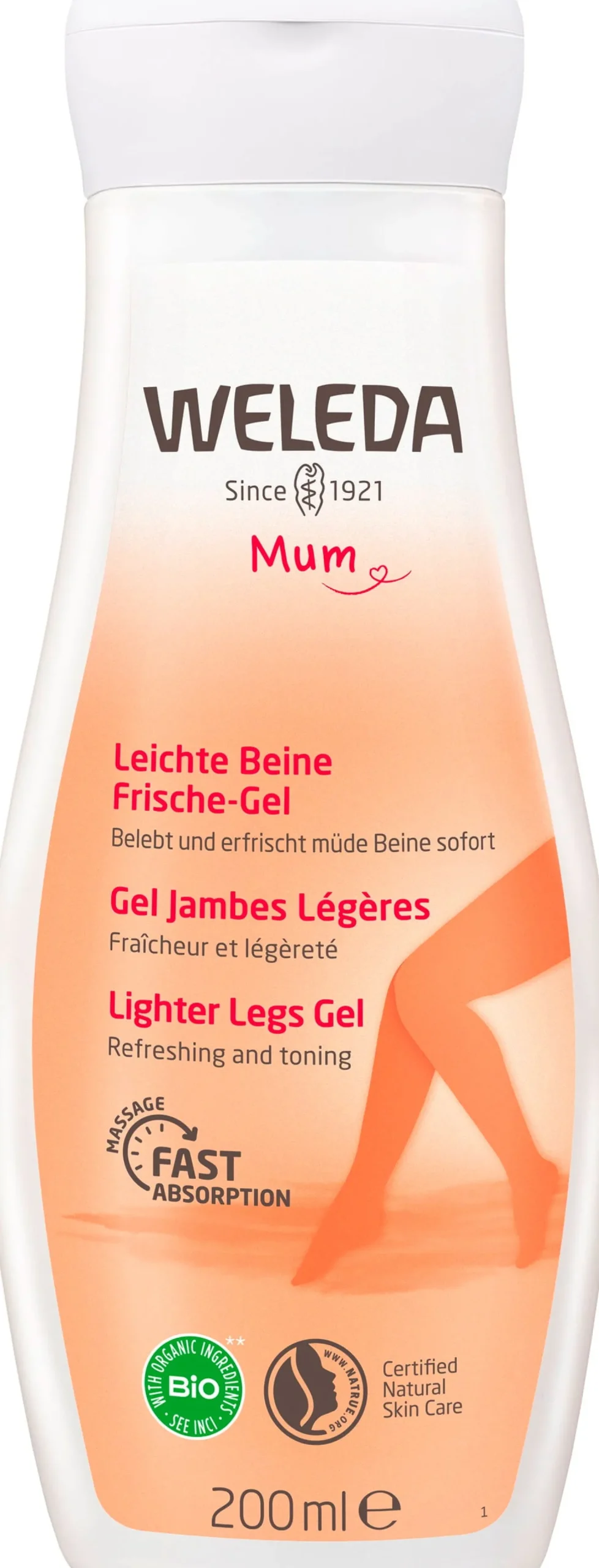 Gel Rinfrescante per Gambe Leggere, 200 ml