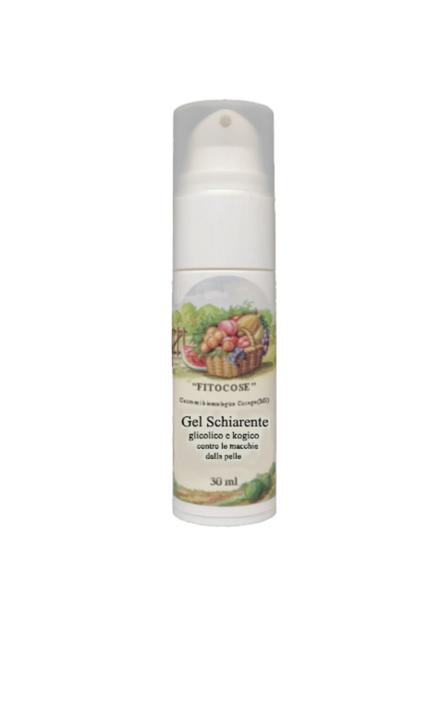 Gel Schiarente all'Acido Kojico 1% e Acido Glicolico 10%, 30 ml