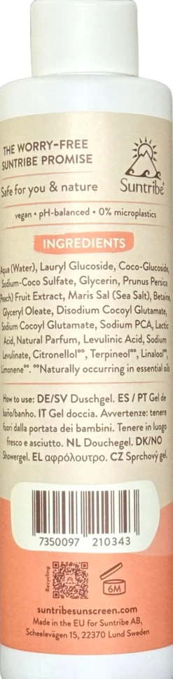 Gentle Body Wash Peach Infusion, 200 ml