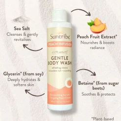 Gentle Body Wash Peach Infusion, 200 ml