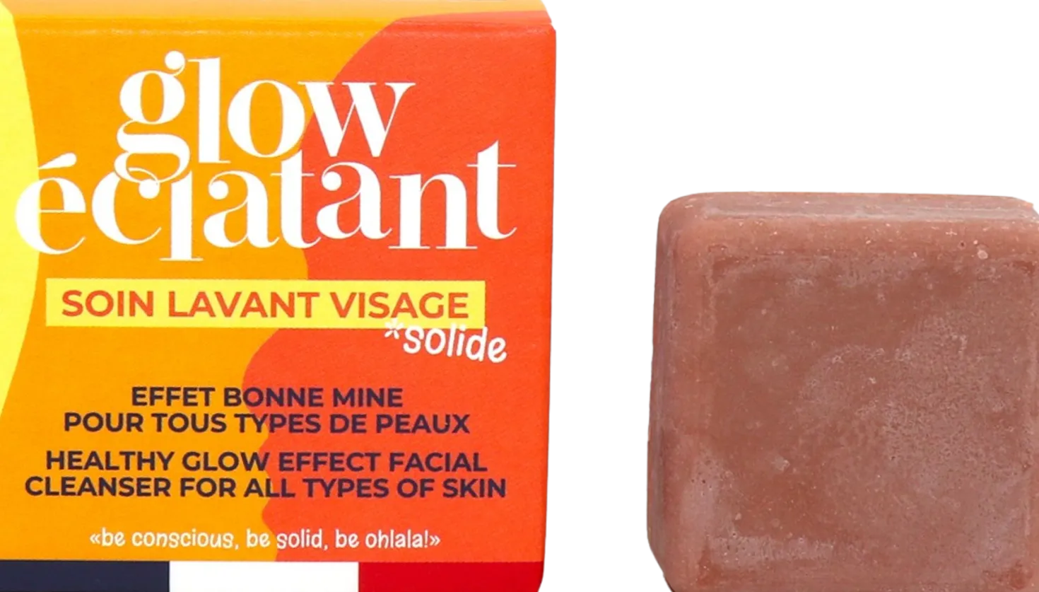 Glow Éclatant Detergente Solido per il Viso, 28 ml