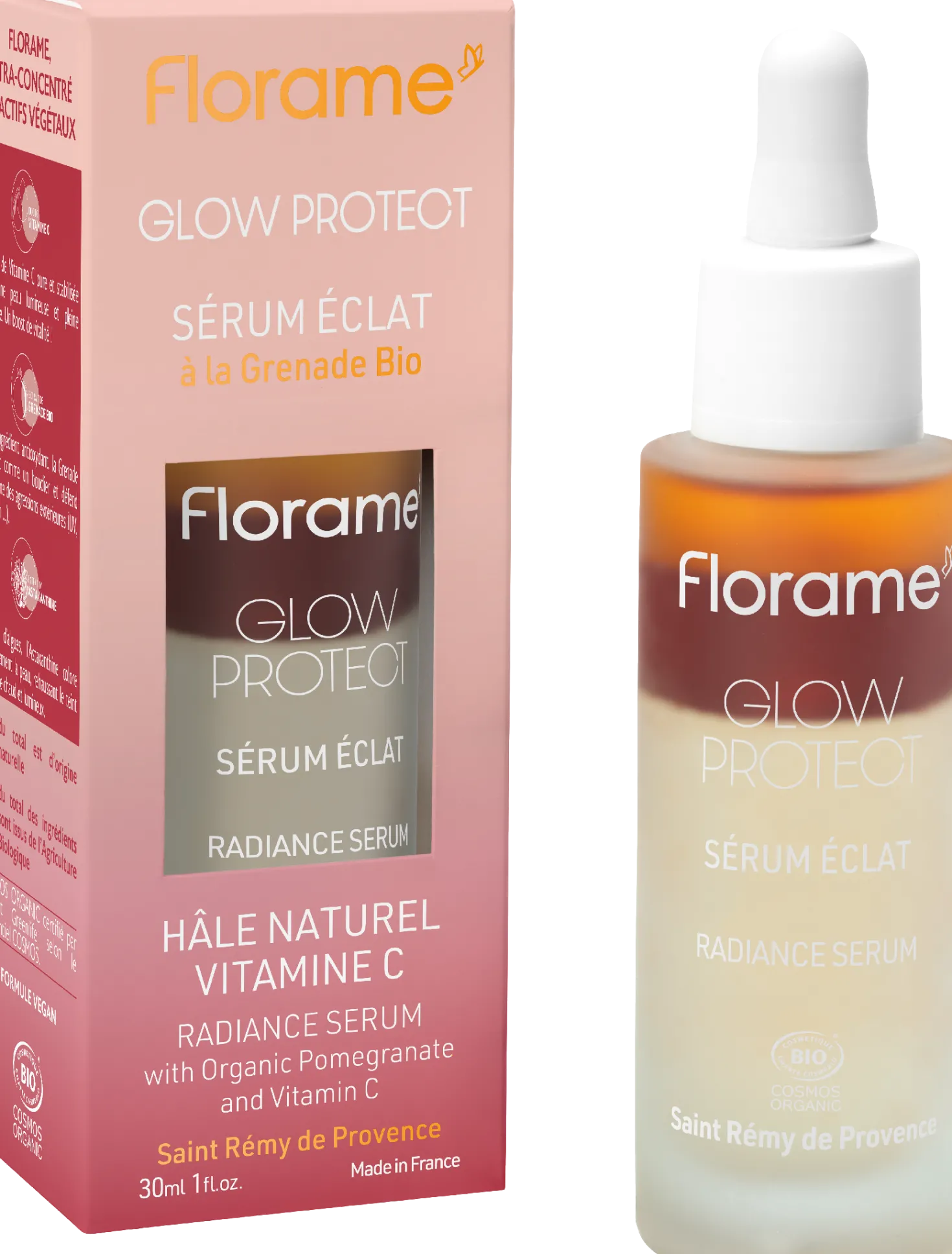 Glow Protect - Siero Illuminante al Melograno e Vitamina C, 30 ml